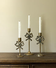 Load image into Gallery viewer, French Country Collections Bow Design Candleholder Small
