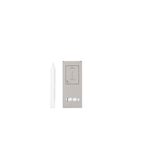 Maytime Broste Candle Taper set of 8 H200- White