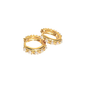Lindi Kingi Gold Pearla Sleepers