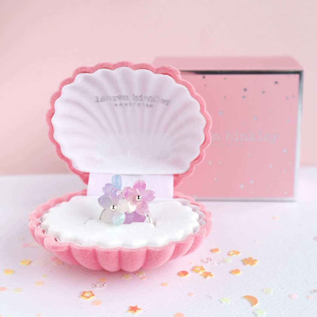 Lauren Hinkley Pretty Posy Ring (Includes Velvet Clam Shell Box)