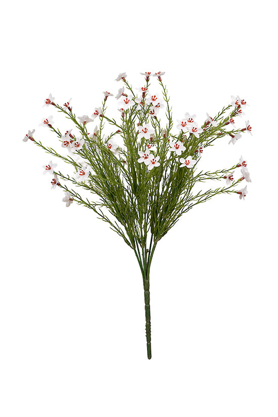 Flower Systems Wax Flower Bush 40cm Cream