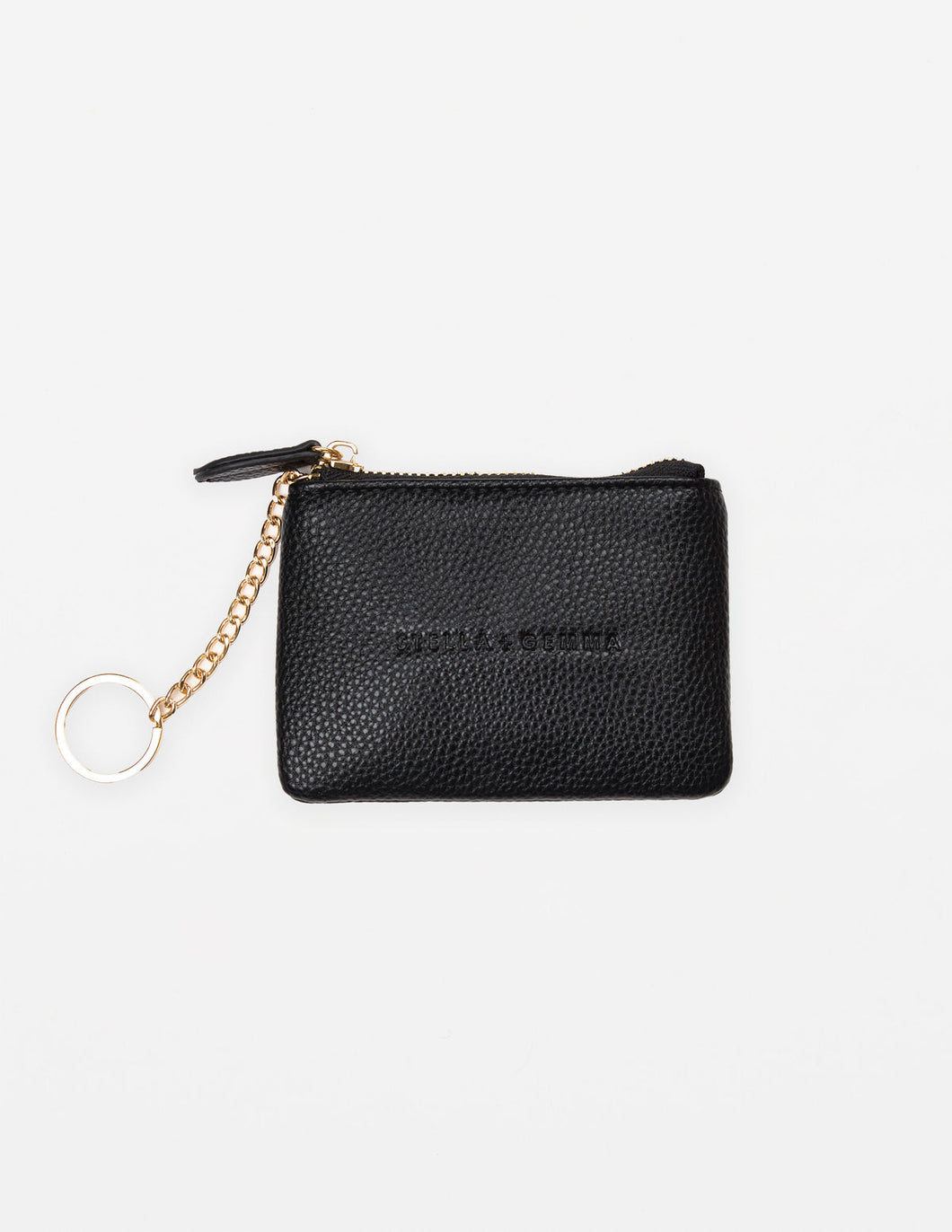 Stella & Gemma Logo Coin Purse- Black