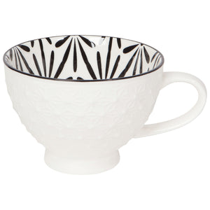 Now Designs by Danica White Stamped Latte Mug