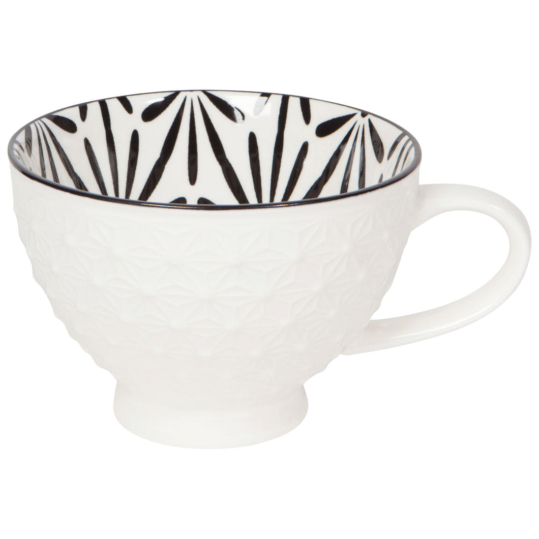 Now Designs by Danica White Stamped Latte Mug