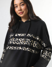 Load image into Gallery viewer, Stella &amp; Gemma Newport Hoodie Icon- Black Leopard
