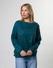 Load image into Gallery viewer, Stella &amp; Gemma Newport Sweater- Teal Rotation
