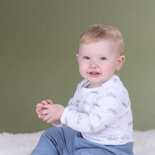 Load image into Gallery viewer, Little Bee by Dimples Cotton Long Sleeve Bodysuit-Cars
