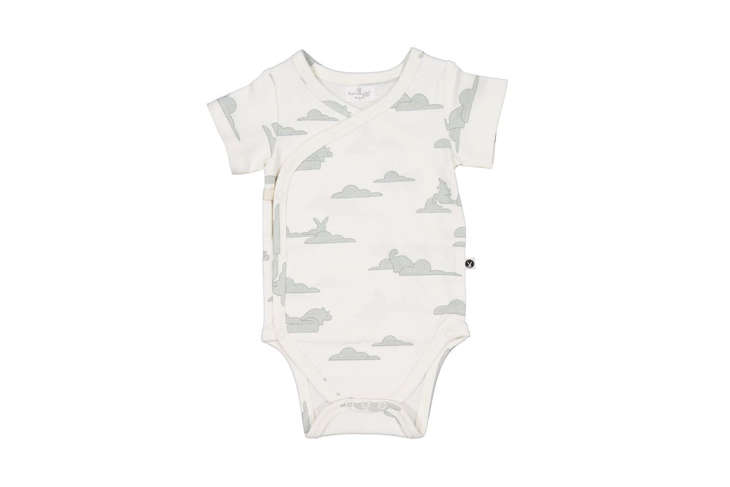 Burrow & Be Dreamscape Short Sleeve Kimono Bodysuit