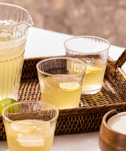 Load image into Gallery viewer, French Country Collections Glow Tumbler Clear set of 4
