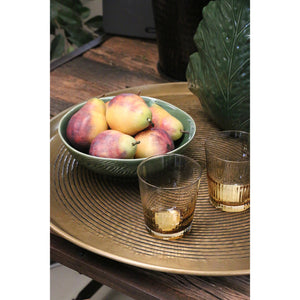 CC Interiors Ambretta Ridged Whisky Glasses set of 4