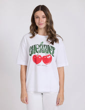 Load image into Gallery viewer, Stella &amp; Gemma Porter Tee- White Cherie
