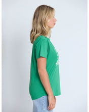 Load image into Gallery viewer, Stella &amp; Gemma Ace Tee- Grass Green Geo
