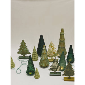 Maytime Glass Tree Small- Frosted Green