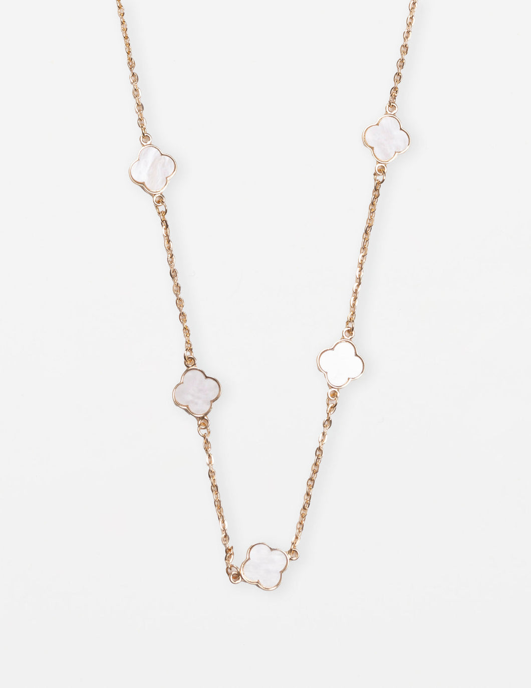 Stella & Gemma Mother of Pearl Flowers Necklace