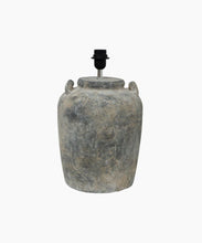 Load image into Gallery viewer, French Country Collections Emilia Vessel Large Lamp with Black Tapered Drum Shade 40cm
