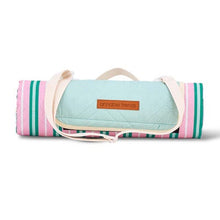 Load image into Gallery viewer, Annabel Trends Picnic Mat- Pink &amp; Green Stripe
