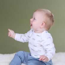 Load image into Gallery viewer, Little Bee by Dimples Cotton Long Sleeve Bodysuit-Cars
