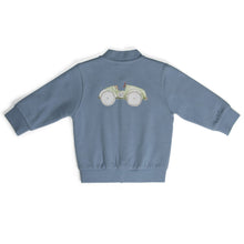 Load image into Gallery viewer, Little Bee by Dimples Fleece Bomber Jacket- Denim
