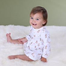 Load image into Gallery viewer, Little Bee by Dimples Cotton Long Sleeve Dress- Bunny

