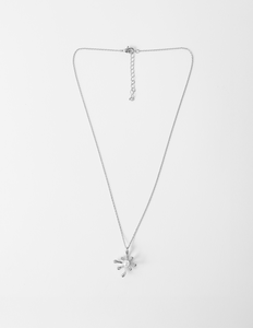 Stella & Gemma Flower Burst Necklace- Silver