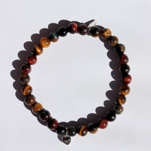 Load image into Gallery viewer, Fabuleux Vous La Pierre Tiger's Eye Stretchy Bracelet
