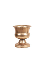 Load image into Gallery viewer, Flower Systems Chalice Pedestal Planter Soft Gold Small
