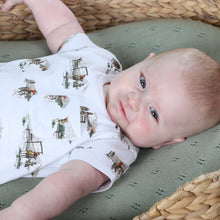 Load image into Gallery viewer, Little Bee by Dimples Cotton Romper- Cowboys
