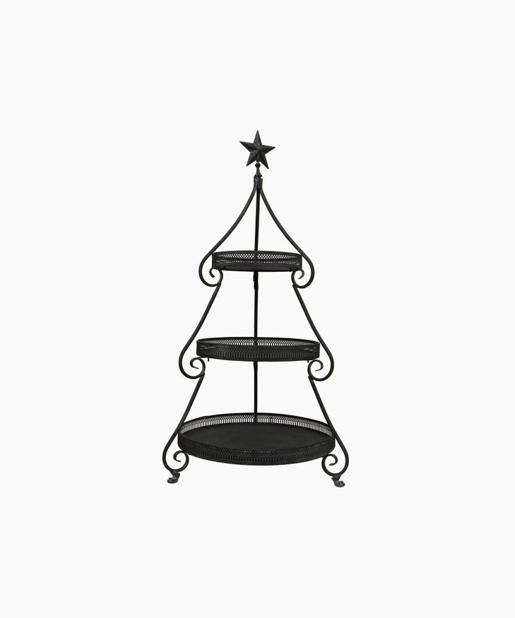 French Country Collections Tiered Christmas Stand Small
