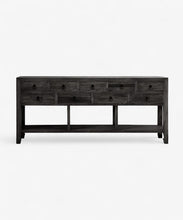 Load image into Gallery viewer, French Country Collections Miguel Sideboard 9 Drawers Black
