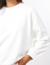 Load image into Gallery viewer, Stella &amp; Gemma Bubble Sweatshirt- White
