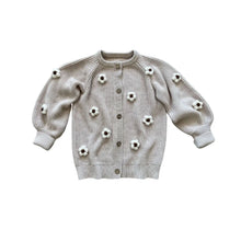 Load image into Gallery viewer, Arthur Ave Beige Flower Cardigan
