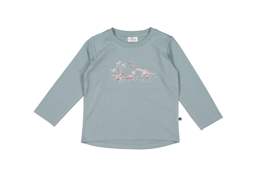 Burrow & Be Dino Roar Placement Long Sleeve T-Shirt