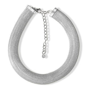Fabuleux Vous Steel Me Silver Cici Necklace