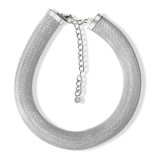 Fabuleux Vous Steel Me Silver Cici Necklace