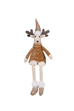 Load image into Gallery viewer, Flower Systems Aurelius Velvet Sitting Deer Boy Gold
