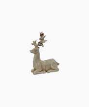 Load image into Gallery viewer, French Country Collections Scandi Deer with Red Beads Lying
