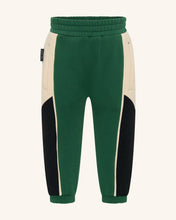 Load image into Gallery viewer, Tiny Tribe Forest Green Segment Slouch Pant
