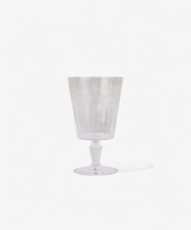 French Country Collections Glow Goblet Clear set of 4