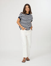 Load image into Gallery viewer, Stella &amp; Gemma Gwen Tee- Milk/Midnight Stripe
