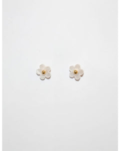 Stella & Gemma Mother of Pearl Flower Earrings
