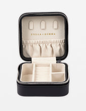 Load image into Gallery viewer, Stella &amp; Gemma Jewel Box- Black Quilted
