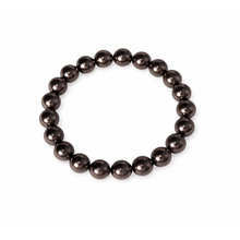 Load image into Gallery viewer, Fabuleux Vous Perle Mocha Glass Pearl Bead Bracelet 8-10mm Bead
