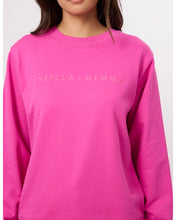 Load image into Gallery viewer, Stella &amp; Gemma Essential Sweatshirt- Electric Fuchsia
