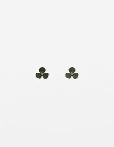Stella & Gemma Petal Flower Earrings- Martini Olive