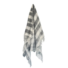 Load image into Gallery viewer, Linens &amp; More Bliss Wool Mohair Blend- White/Dark Grey
