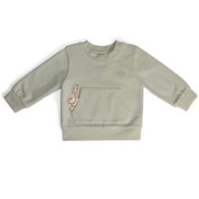 Load image into Gallery viewer, Little Bee by Dimples Fleece Jumper- Sage
