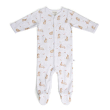 Load image into Gallery viewer, Little Bee by Dimples Cotton Babygrow- Bunny
