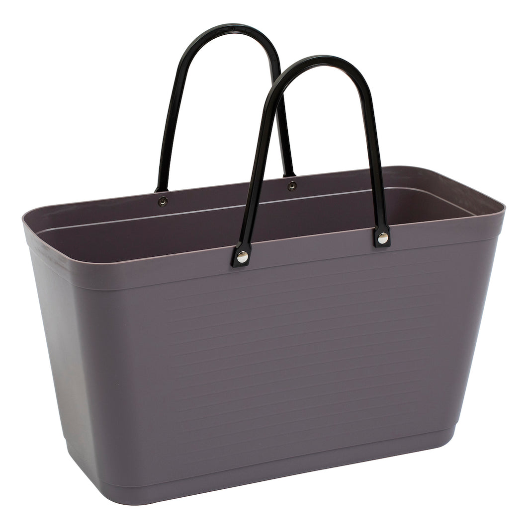 Hinza Large Plum Bag- Green Plastic