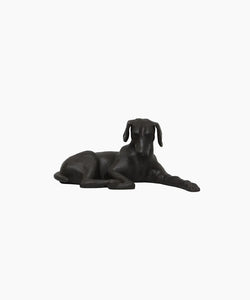 French Country Collections Laying Dog Door Stop