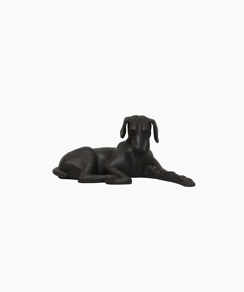 French Country Collections Laying Dog Door Stop